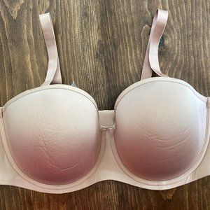NWT Thirdlove 24/7® Classic Strapless Bra, Taupe Size 42E